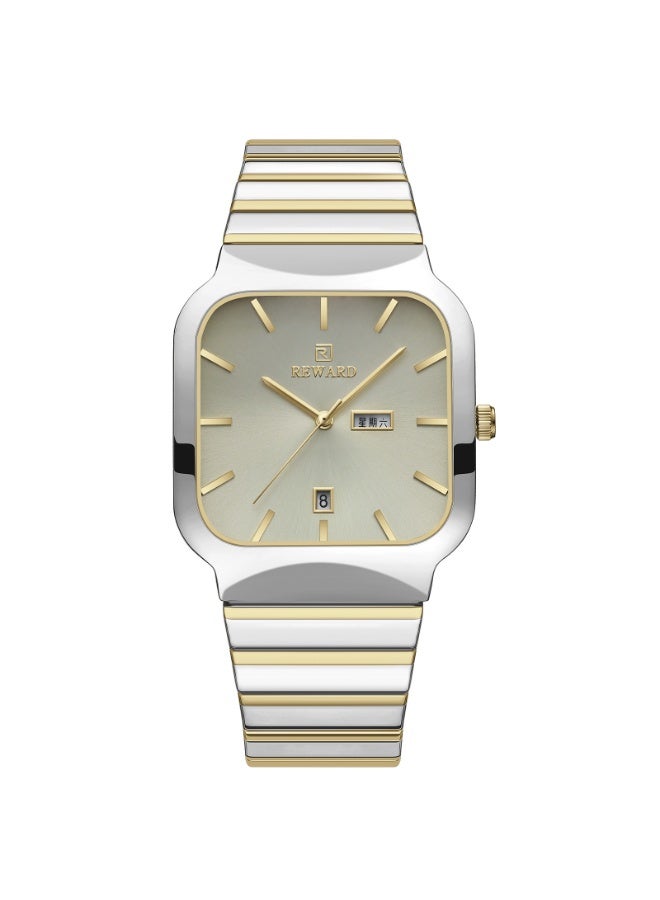 REWARD RD611264 Men's Water Resistant Stainless Steel Wrist Watch - Image 1