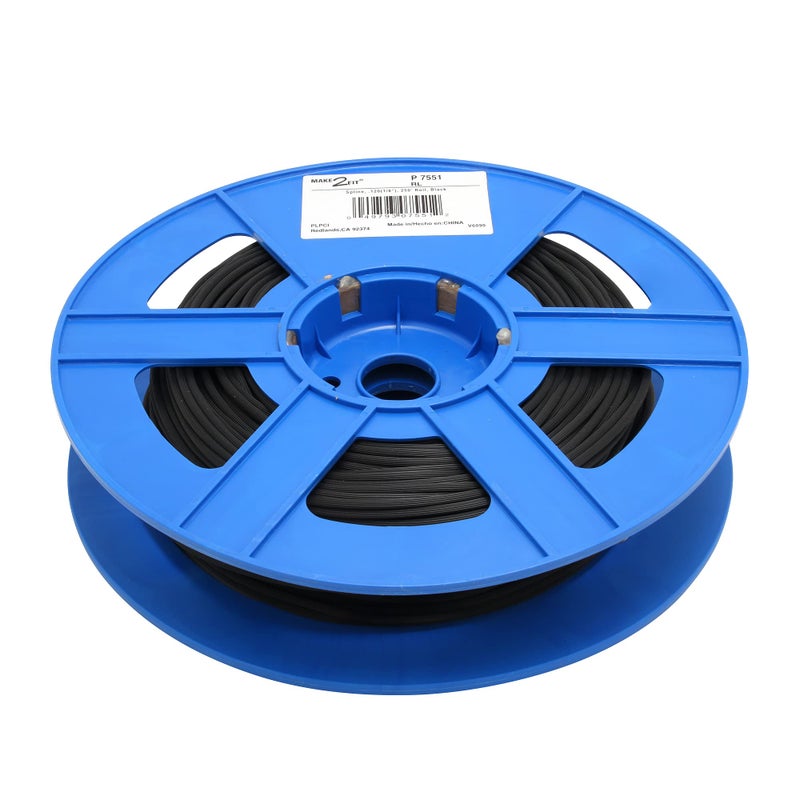 PrimeLine P 7551 Screen Retainer Vinyl Spline 012 In Round Black 250 foot 1 Roll