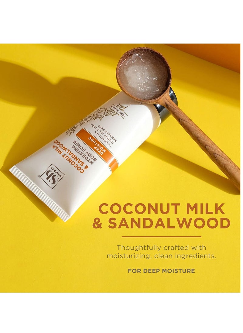 Soapbox Gentle Exfoliating Body Scrub ? Coconut Milk & Sandalwood ? 6oz ? Moisturizing Body Scrub for Visibly Smoother Skin with Coconut Oil and Aloe Vera - pzsku/Z1915D6C64A4C64ACBA44Z/45/_/1740081459/482290eb-7f2f-4104-b53d-aaa71e124778