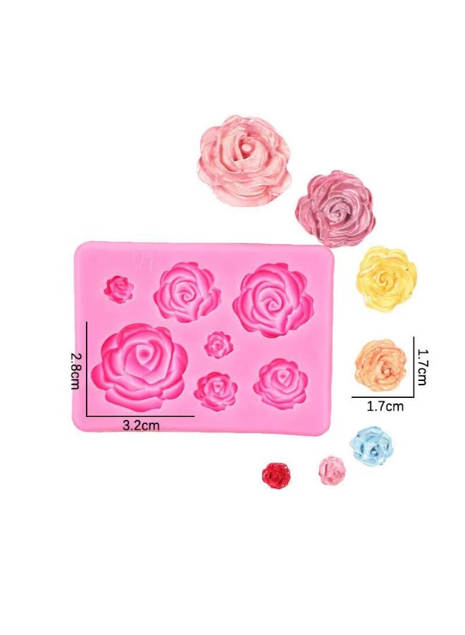 Rose Silicone Mold Cake Chocolate Mold Wedding Cake Decoration Tool Fondant Sugar Art Cake Mold  - Image 2