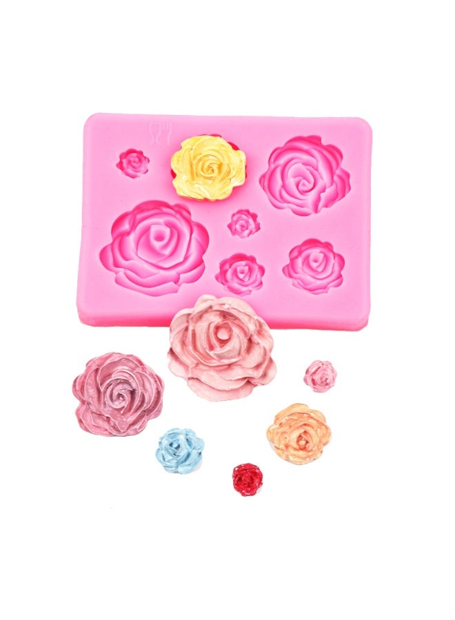Rose Silicone Mold Cake Chocolate Mold Wedding Cake Decoration Tool Fondant Sugar Art Cake Mold  - Image 5