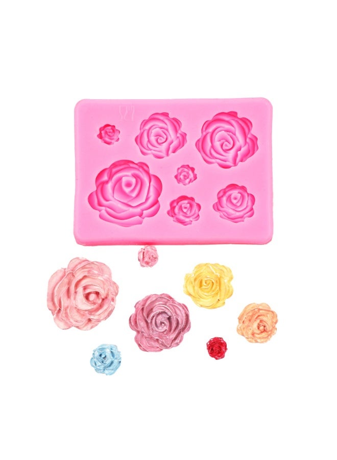 Rose Silicone Mold Cake Chocolate Mold Wedding Cake Decoration Tool Fondant Sugar Art Cake Mold  - Image 4