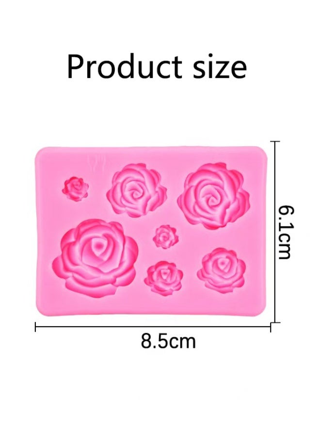 Rose Silicone Mold Cake Chocolate Mold Wedding Cake Decoration Tool Fondant Sugar Art Cake Mold  - Image 3
