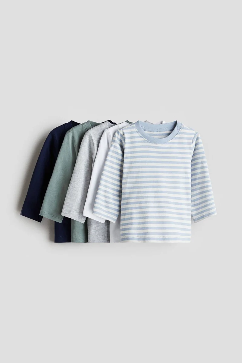 H&M 5-pack cotton T-shirts