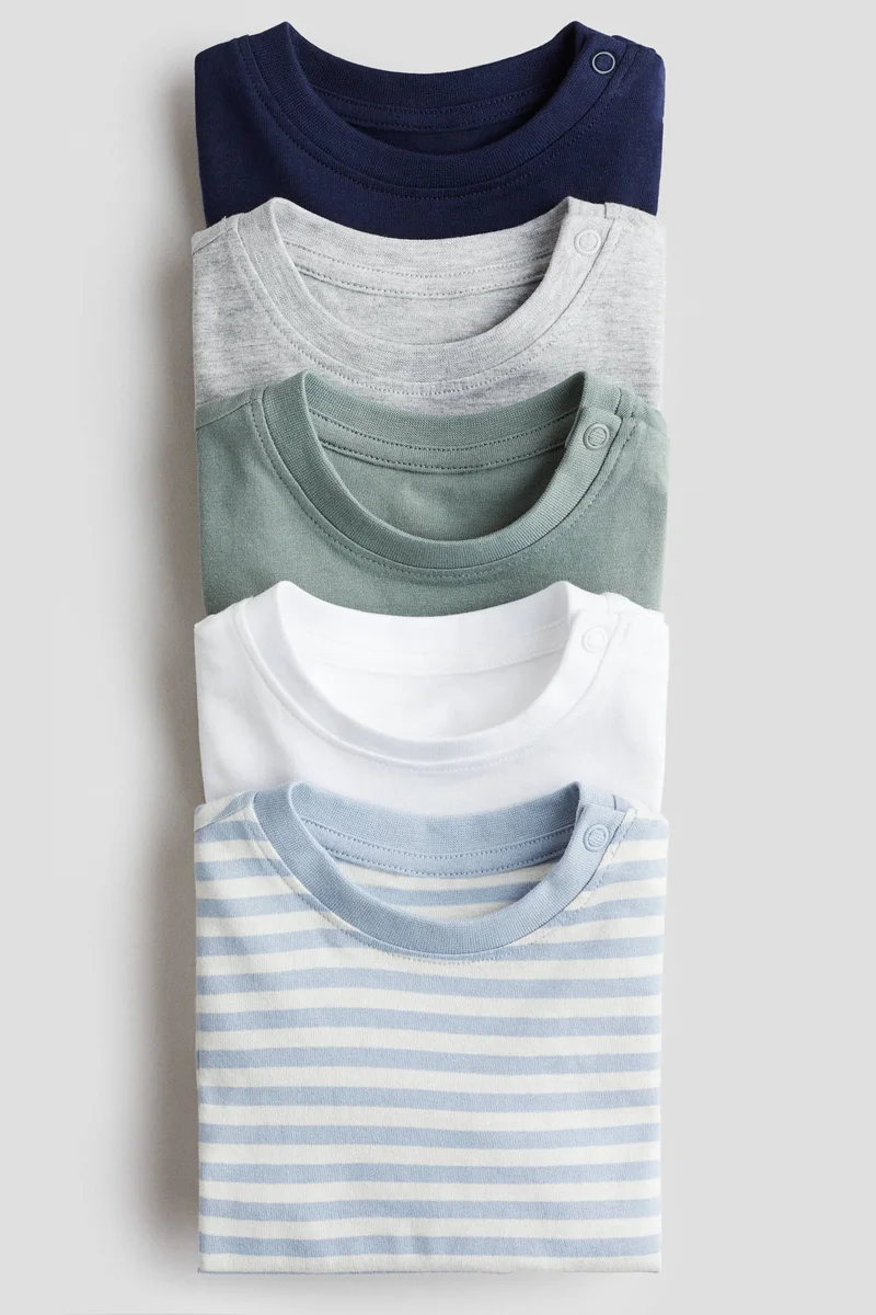 H&M 5-pack cotton T-shirts