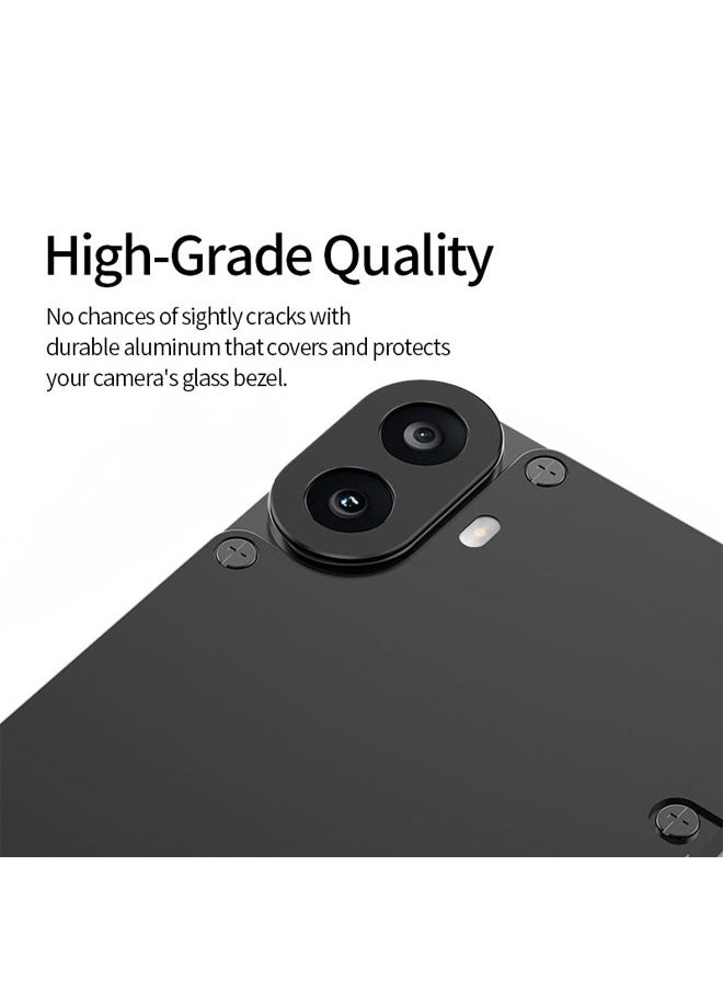 General For Nothing CMF Phone 1 5G Lens Metal Sticker, Camera Protector Compatible with Nothing CMF Phone 1 (2-Pack)  - Image 4