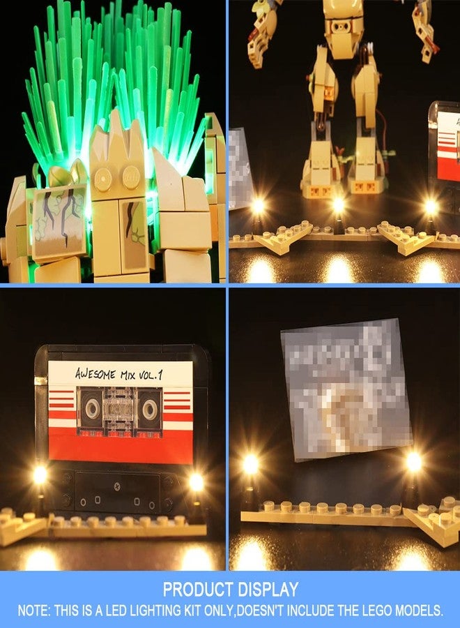 VONADO LED Light Kit Music Version DIY Decor Lights Compatible with Lego 76217 (NO Lego Model) - Image 4