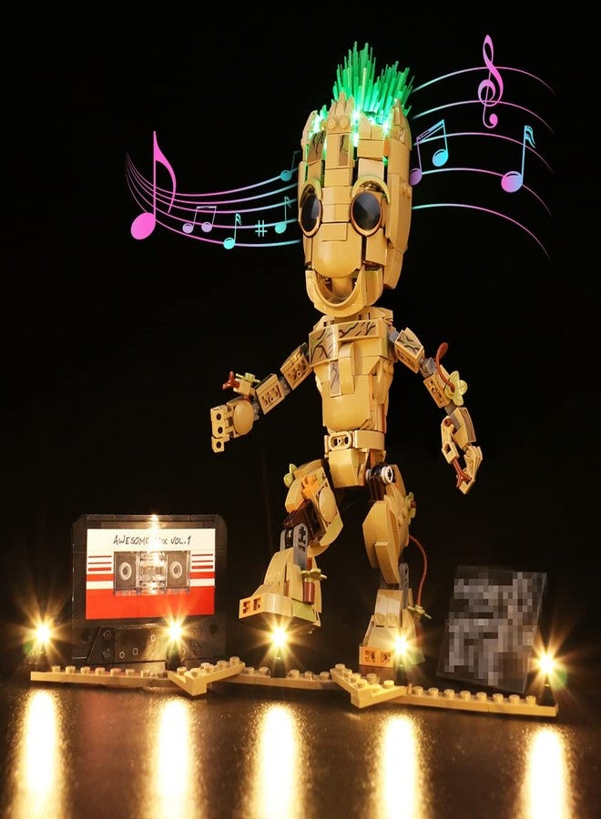 VONADO LED Light Kit Music Version DIY Decor Lights Compatible with Lego 76217 (NO Lego Model) - Image 2