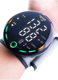 Blood Pressure Monitor, Rechargeable Blood Pressure Wrist Digital BP Machine with LED Backlit Display, Voice Broadcast, User 99x2 Reading Memory Wrist Electronic Sphygmomanometer