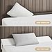 IFNOW Queen Size60x6x10 Bed Wedge Pillow for Headboard Mattress Gap Filler08 Bed Wedge for Gap Between Your Headboard and Mattress White - Image 4