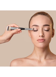 MAGEFY Foundation Makeup Brushes, 2Pcs Premium Double-Ended Makeup Brushes Angled/Tapered Top For Blending Liquid Powder, Concealer Cream Cosmetics, Blush Brush  - Image 5
