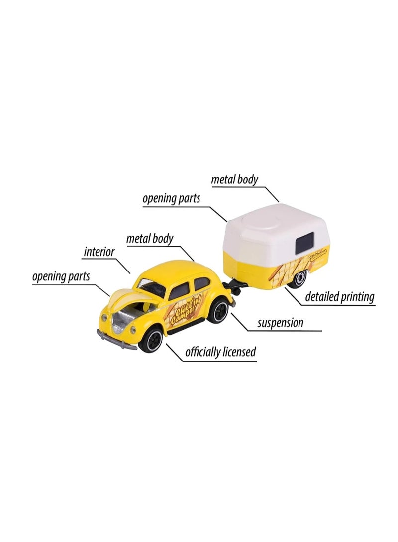 Majorette Volkswagen The Originals Trailer Series Die-Cast Vehicle with Metal Parts, 1:64 Scale Assortment - Image 5