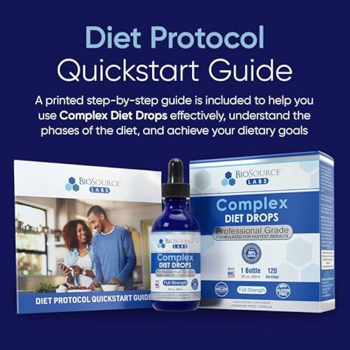 BioSource Labs Complex Diet Drops – Best Natural Drops for Men and Women (1 Bottle, 2 fl oz) - 30 Day Supply - Image 3