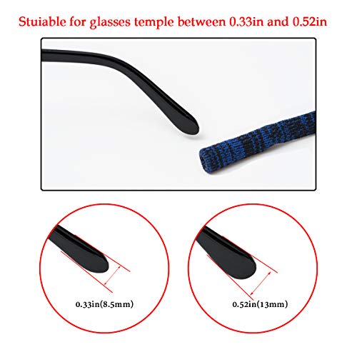 HALF CRESCEN Glasses Strap (Pack of 6) Adjustable Eyeglasses Strap Sunglass Holder Strap Men Women - Image 3