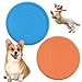 coldchill 7 Inch Dog Flying Disc Puppy Flyer Toy React Faster Training Interactive Toys for Small Medium Dog Lightweight Durable and Water Resistant Floating Saucer BlueOrange - Image 3