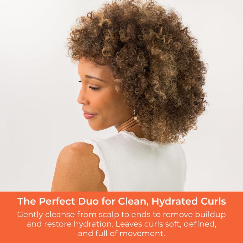 CIBU Curl + Coil Shampoo Cleanses, Hydrates, Revitalizes, Detangles & Preserves Natural Curl + Coil for Frizz-Free Smooth Manageable Hair (Shampoo, 350ml) - Image 5