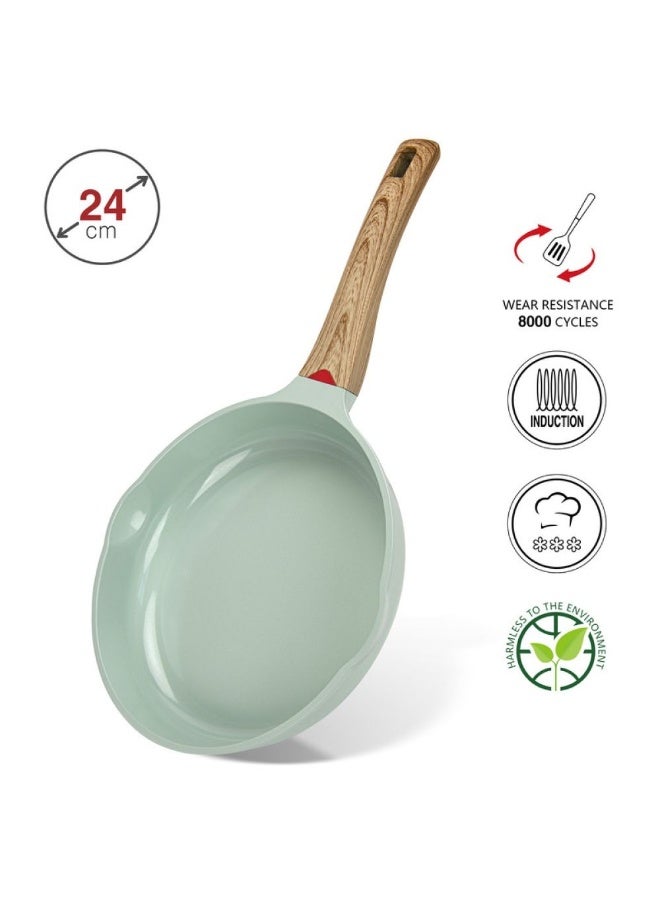 Fissman Frying Pan 24X5 Non Stick Cast Aluminium Cooking Pan - Image 4