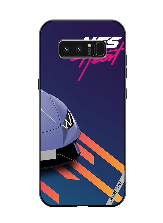 VR CREATIVE Protective Case Cover For Samsung Galaxy Note 8 Car Design Multicolour - Image 1