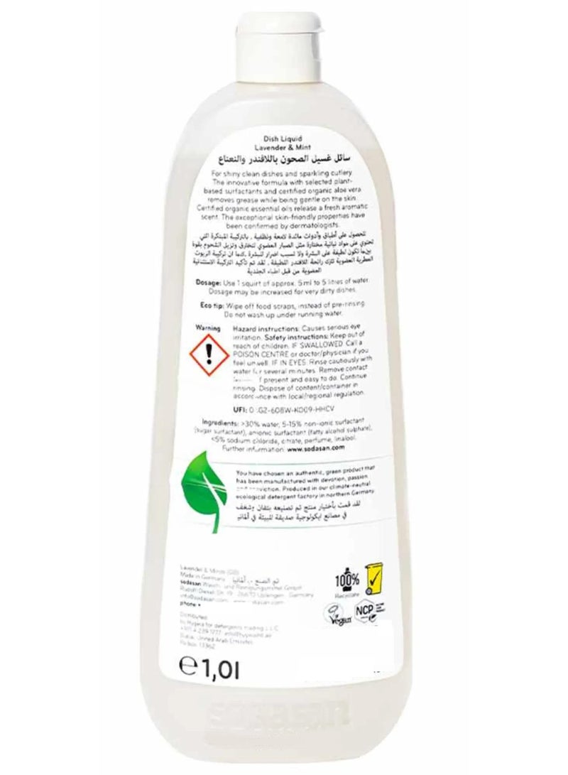 sodasan Dish Liquid Lavender & Mint 1 L - Image 2