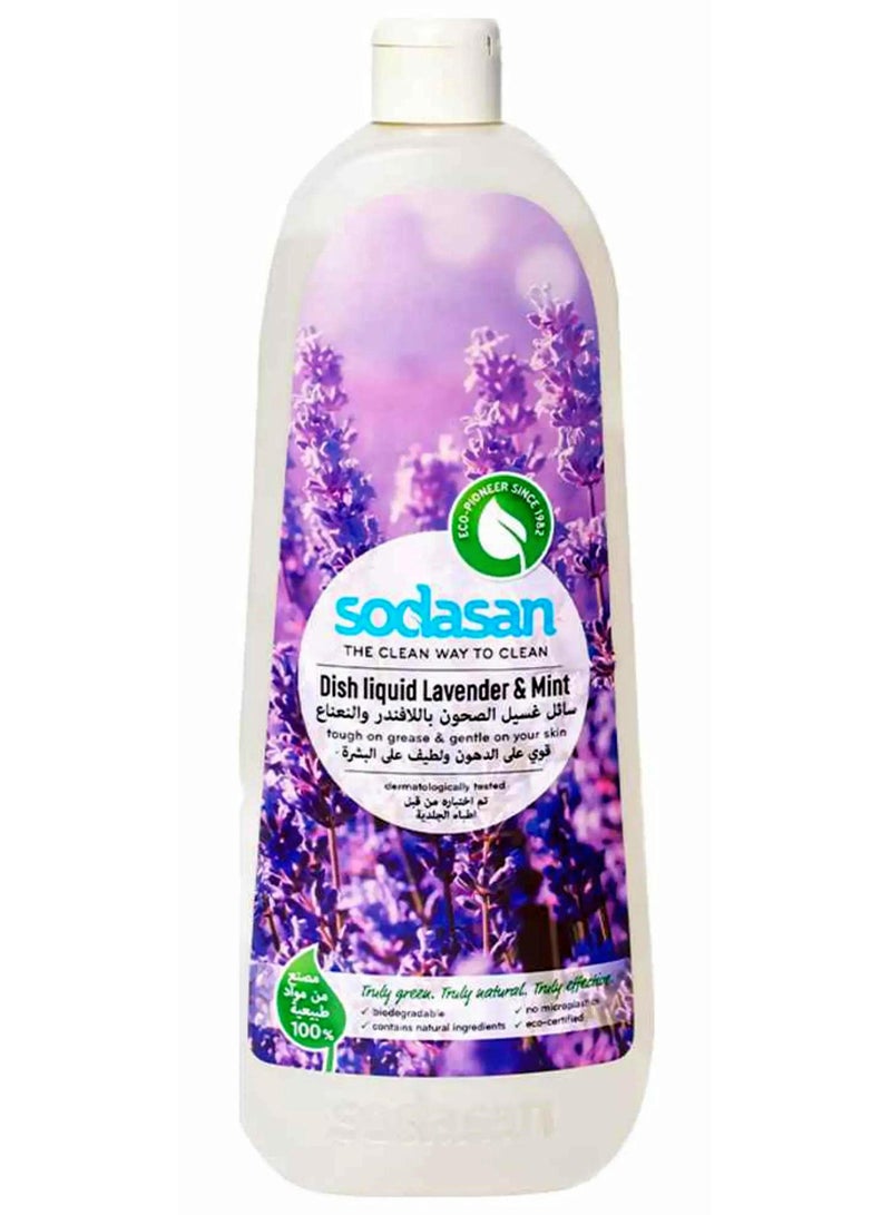 sodasan Dish Liquid Lavender & Mint 1 L - Image 1
