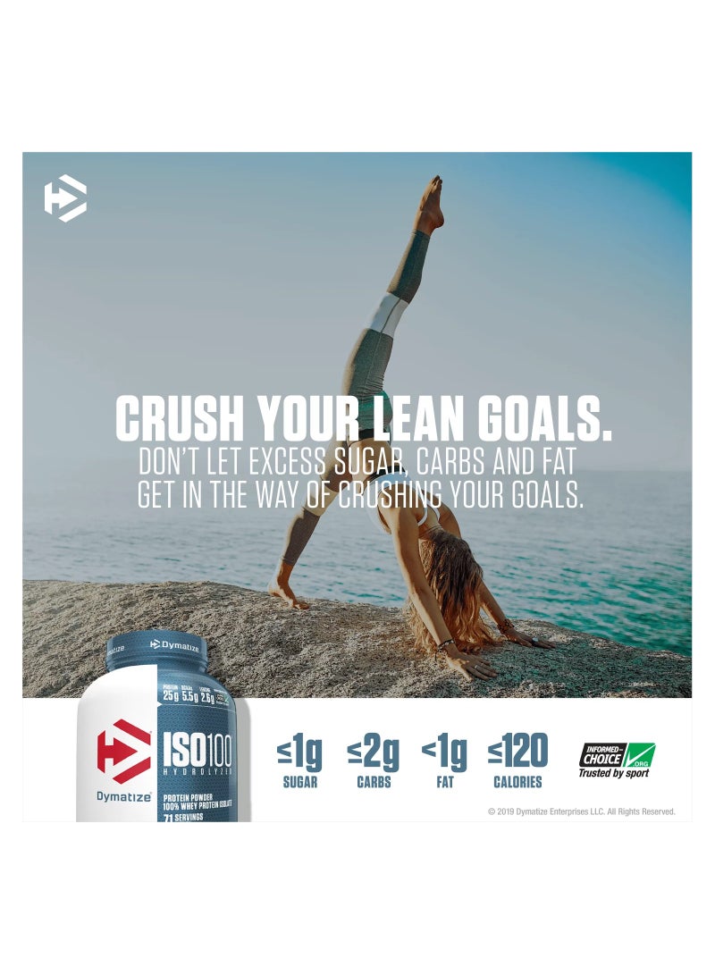 ديماتيز Iso100 زبدة الفول السوداني بالشوكولاتة 5 رطل - Image 2