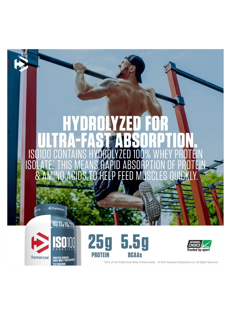 ديماتيز Iso100 زبدة الفول السوداني بالشوكولاتة 5 رطل - Image 3