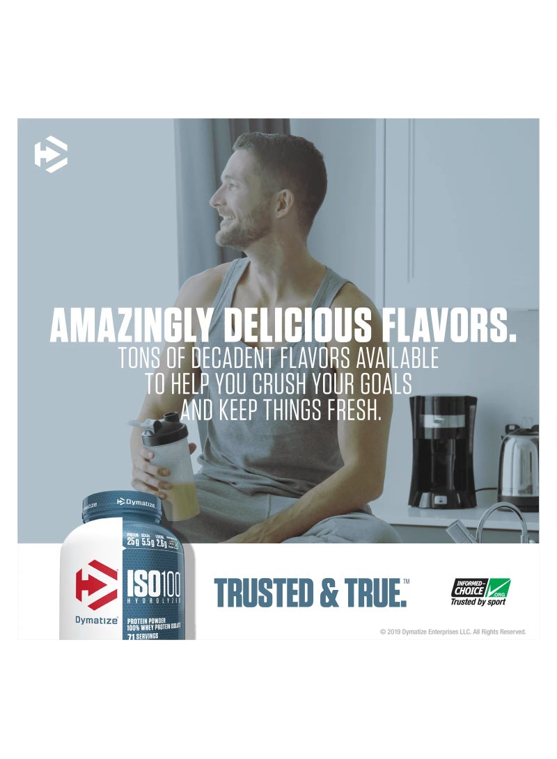 ديماتيز Iso100 زبدة الفول السوداني بالشوكولاتة 5 رطل - Image 4