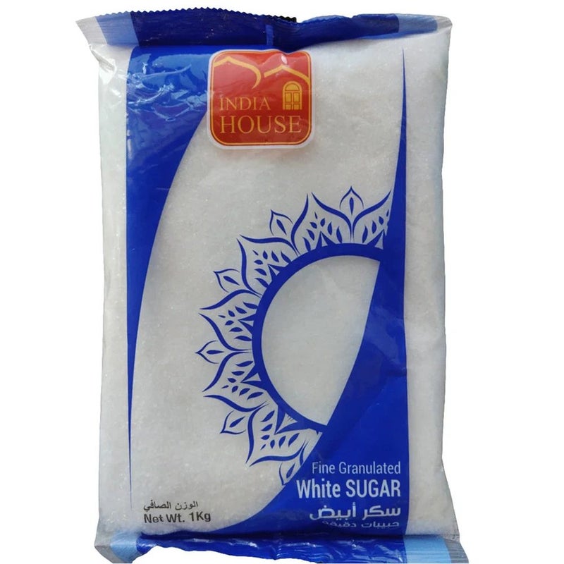India House Fine Granulated White Sugar- 1kg
