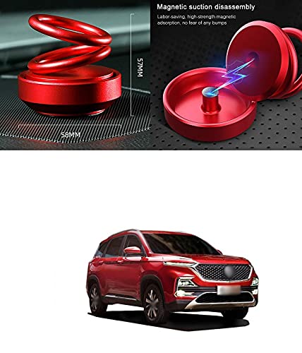 PRIKNIK Solar Energy Rotating Car Perfume with Long Lasting Organic Fragrance, Feel-Good Premium Car Air freshener Compatible with M-G H-ector - Image 2