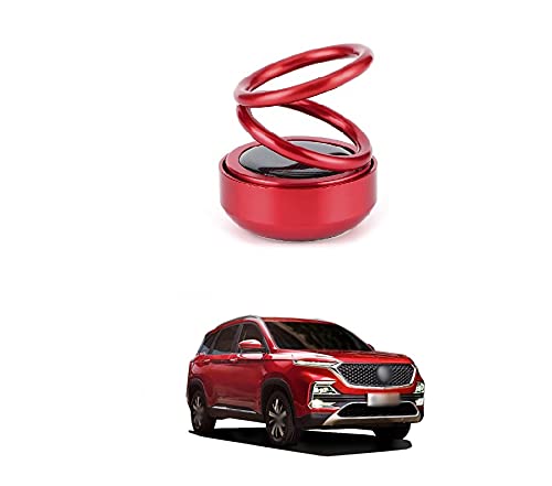 PRIKNIK Solar Energy Rotating Car Perfume with Long Lasting Organic Fragrance, Feel-Good Premium Car Air freshener Compatible with M-G H-ector - Image 1