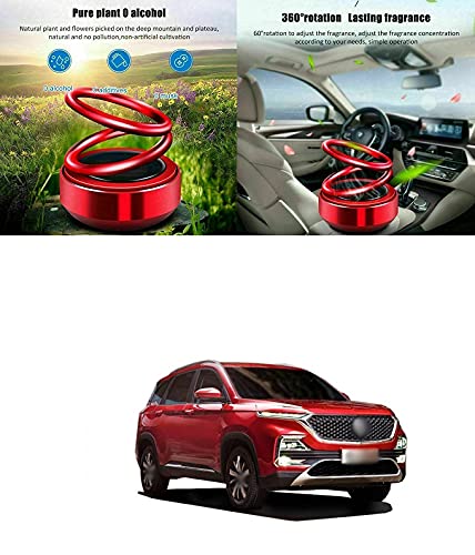 PRIKNIK Solar Energy Rotating Car Perfume with Long Lasting Organic Fragrance, Feel-Good Premium Car Air freshener Compatible with M-G H-ector - Image 4