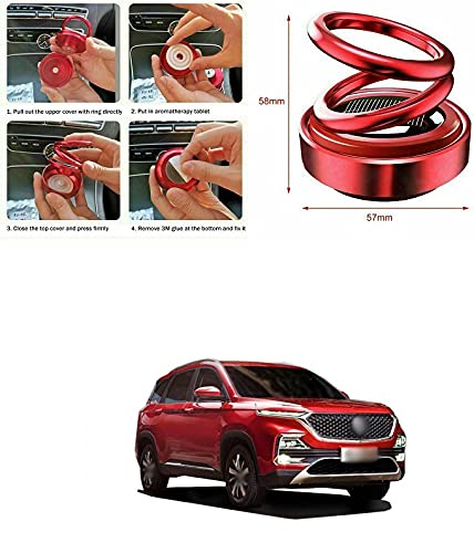 PRIKNIK Solar Energy Rotating Car Perfume with Long Lasting Organic Fragrance, Feel-Good Premium Car Air freshener Compatible with M-G H-ector - Image 5
