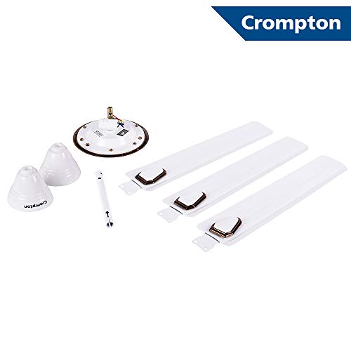 Crompton SUPER BRIZ DECO 1200 mm (48 inch) Ceiling Fan (Smoked Brown) Star rated energy efficient fans - Image 4