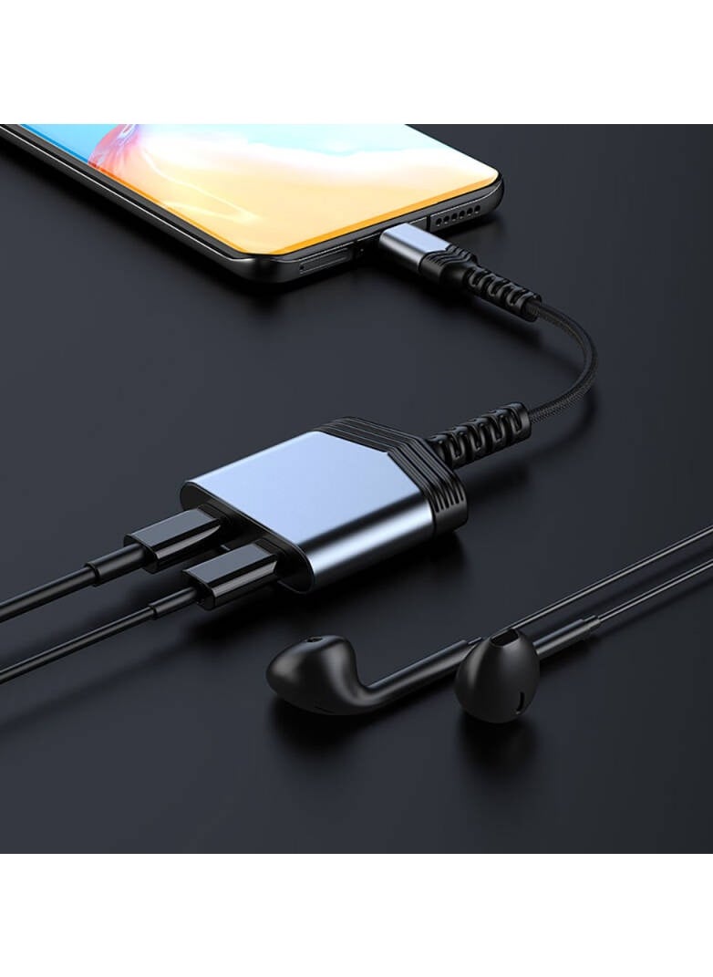 Recci RDS-A20 تايب سي PD60W 2in1 محول الشحن والصوت