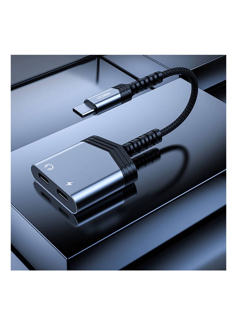 Recci RDS-A20 تايب سي PD60W 2in1 محول الشحن والصوت
