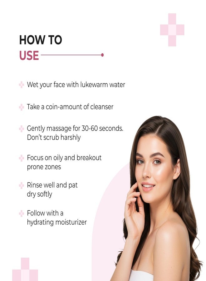 Dermalist Acne Control Face Wash 2% Salicylic Acid for Oily & Acne-Prone Skin | Controls Oil, Prevents Acne & Fades Acne Marks | With Niacinamide | Soap-Free, Sulphate-Free Cleanser | Men & Women (Pack of 1) - Image 4