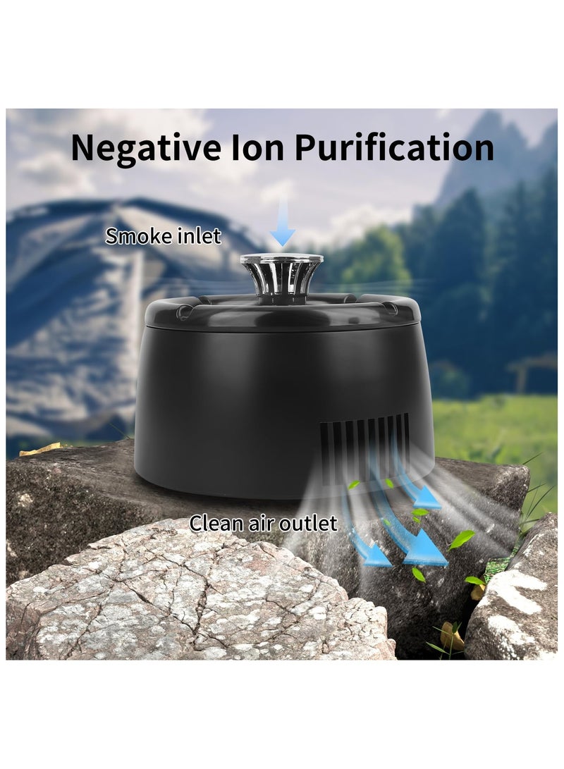 general Smokeless Ashtray Clean Air Ashtray Smokeless Ashtrays for Cigarettes indoor Smokeless Ashtray for Home Outdoor - Image 2