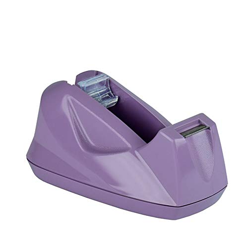 Acrimet Premium Desktop Tape Dispenser, Plastic, Non-Skid Base (Heavy Duty) (Purple Color) - Image 2