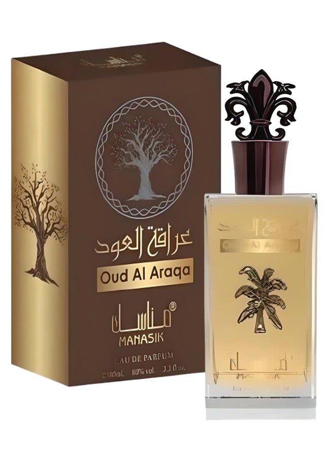 MANASIK 10 Pieces Oud Al Araqa Perfume For Men 100ml EDP - Image 2