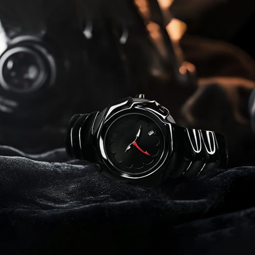 BARAMON Unique Mens Watches Stylish Futuristic Collectible Male Wristwatch Analog Quartz Clock Date Waterproof Fashion Watch for Men - Image 4