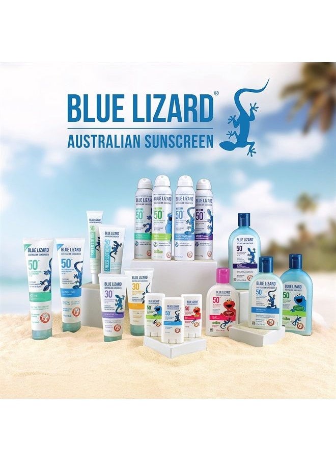BLUE LIZARD - Blue Lizard SENSITIVE FACE Mineral Sunscreen with Zinc Oxide and Hydrating Hyaluronic Acid, SPF 30+, Water Resistant, UVA/UVB Protection with Smart Cap Technology - Fragrance Free, 1.7 oz. - Image 1