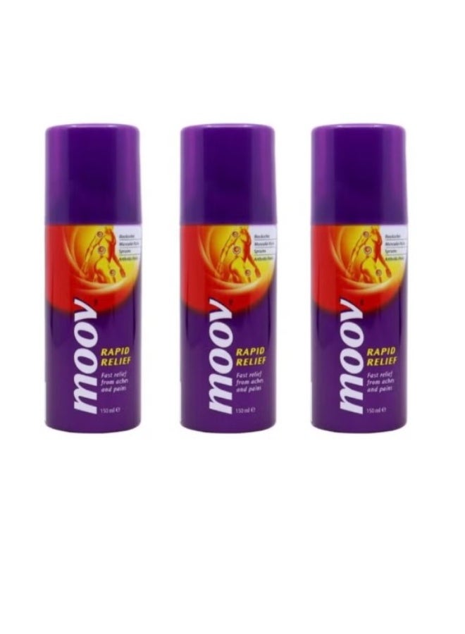 Mov Fast Pain Relief Spray 150 ml Set of 3