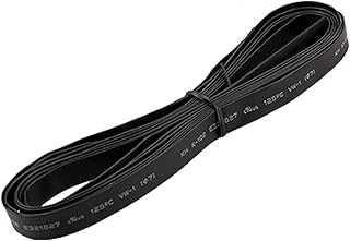 uxcell uxcell Heat Shrinkable Tube Shrink Tubing, 3.0 Meter 9.8ft, 7 mm Diameter, Black  - Image 1