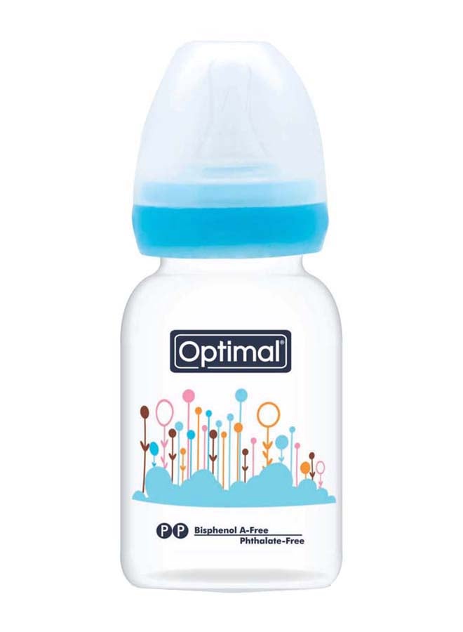 Optimal Narrow Neck Feeding Bottle 140 ML, Blue
