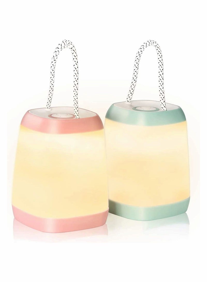 Y&D LED Camping Light 2 Pack Portable Tent Lantern 3 Modes for Backpacking Hiking Emergency Battery Powered Lamp Outdoor and Indoor - Image 1
