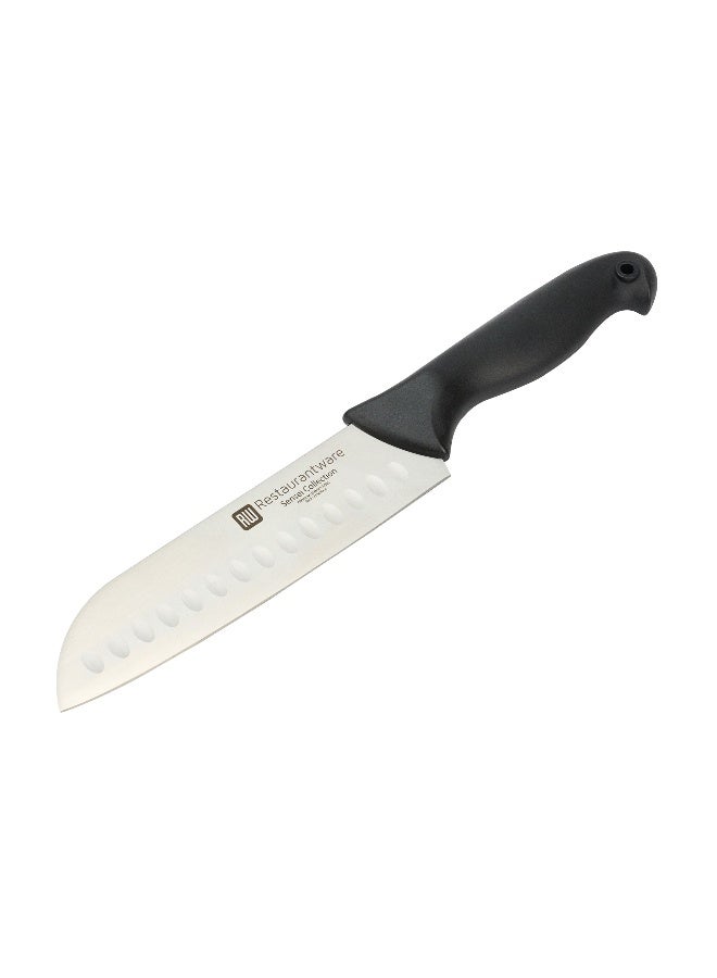 Restaurantware Sensei Back of the Haus - 7-inch Santoku Knife - Professional Chef's Kitchen Knife - Durable German Steel - Stain Resistant - With HACCP Coding For Food and Allergen Safety - Image 2