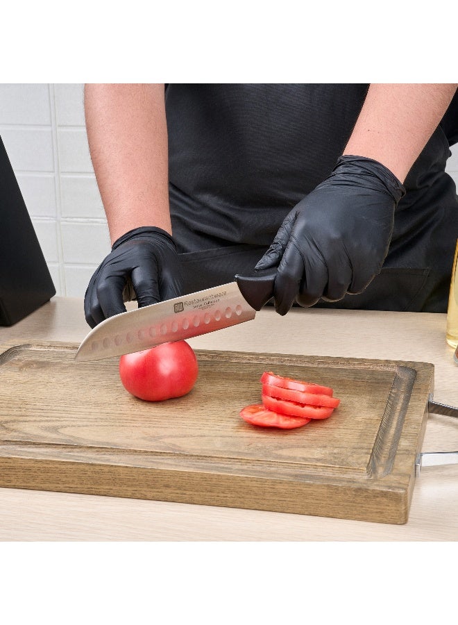 Restaurantware Sensei Back of the Haus - 7-inch Santoku Knife - Professional Chef's Kitchen Knife - Durable German Steel - Stain Resistant - With HACCP Coding For Food and Allergen Safety - Image 5
