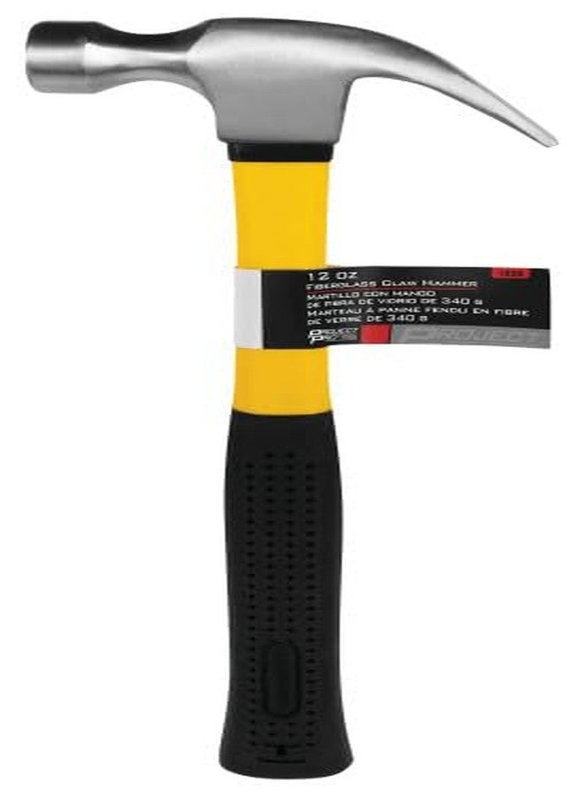بيرفورمانس تول مطرقة مخلبية من الألياف الزجاجية من Performance Tool 1529، وزن 12 أونصة، مقاومة للصدمات، متينة، مقبض مطاطي مانع للانزلاق، للمقاولين والعمال العامين وميكانيكا السيارات والصيانة المنزلية - Image 2