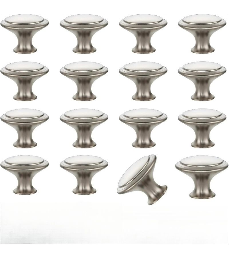 16 Pieces Brushed Black Kitchen Cabinet Handles Set With Screws Modern Drawer Pulls Stainless Steel Hardware For Vanity Cupboard - Image 3