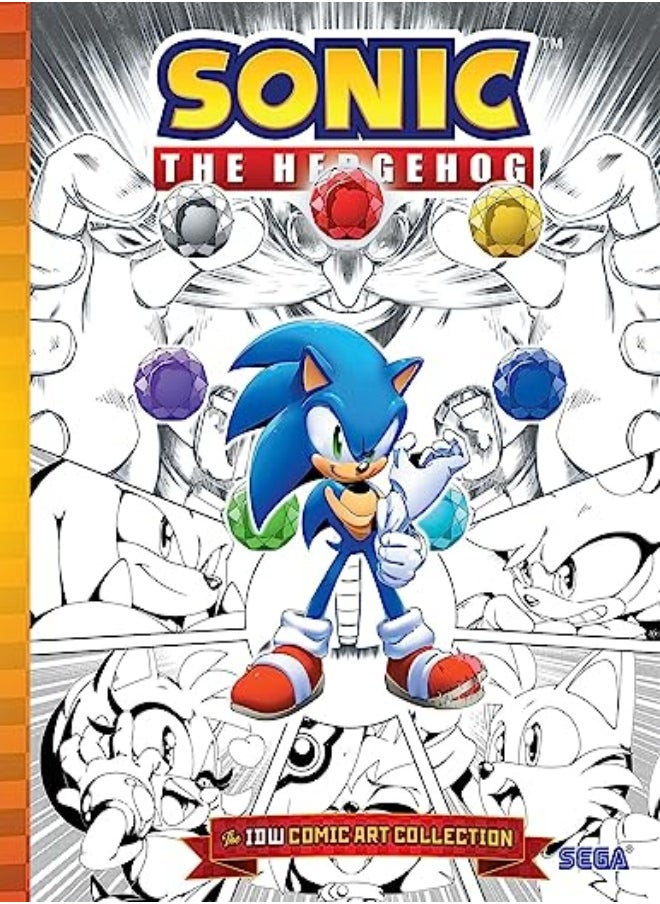 SONIC THE HEDGEHOG IDW COMIC ART COLL 